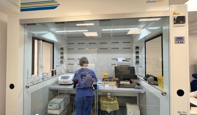 Bisceglie: Patologia clinica, installata una moderna cabina di ventilazione