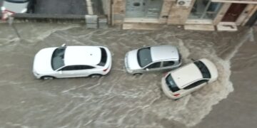 Bomba d’acqua su Canosa di Puglia